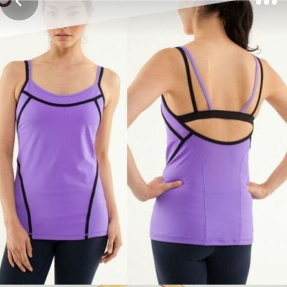 Lulemon ignite tank purple EUC 6 - Picture 1 of 3